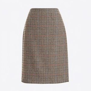 J. Crew Check Skirt